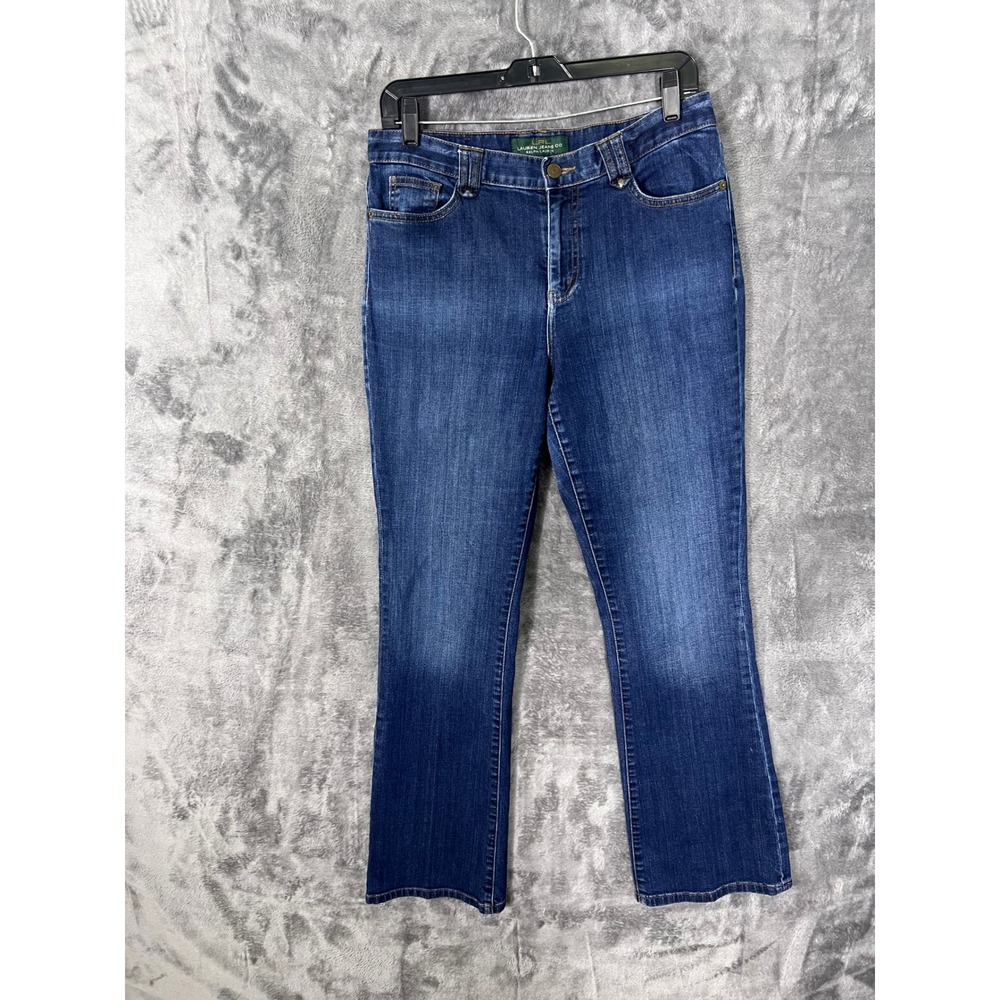 Lauren Ralph Lauren Classic Bootcut Jeans Blue Denim Stretch Size 6